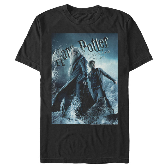 fifth sun Men's Harry Potter Half-Blood Prince Hidden Horcrux Poster T-Shirt