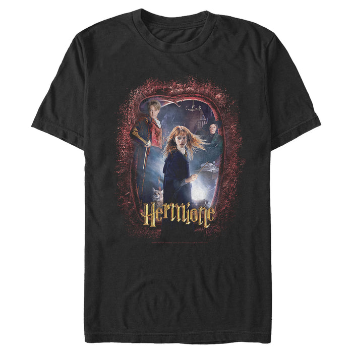 fifth sun Men's Harry Potter Hermione Secrets Frame T-Shirt