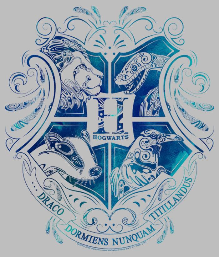 Fifth Sun Men's Harry Potter Hogwarts Houses Blue Crest T-Shirt