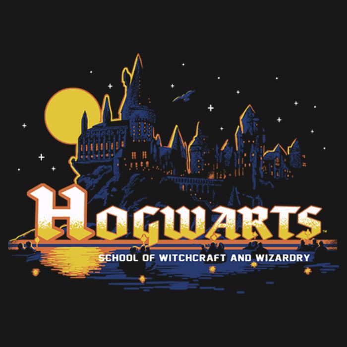 Fifth Sun Men's Harry Potter Hogwarts Illuminating Moon Long Sleeve Shirt