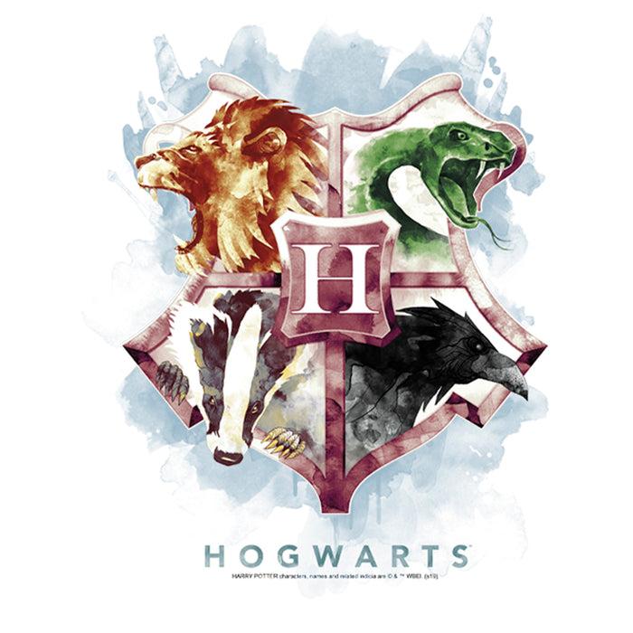 Fifth Sun Men's Harry Potter Hogwarts Watercolor Symbols T-Shirt
