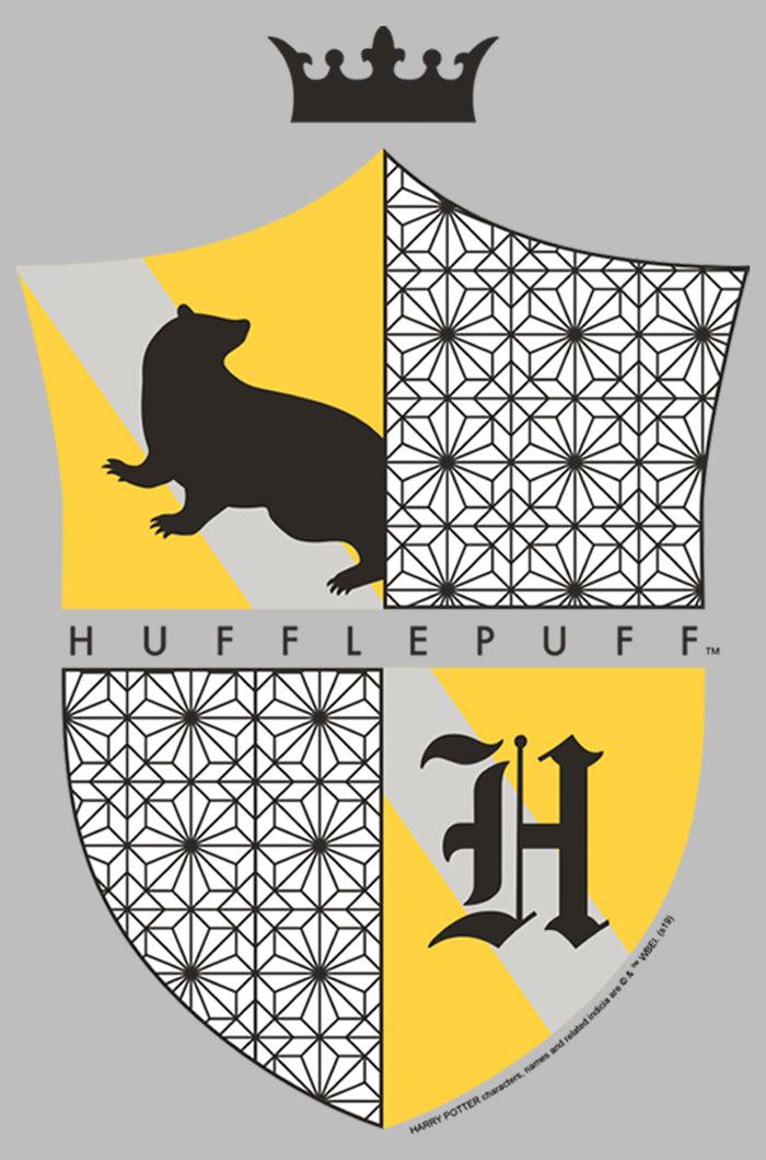 Fifth Sun Men's Harry Potter Hufflepuff Abstract Shield T-Shirt