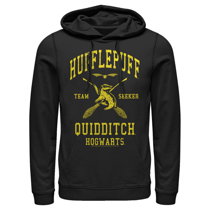 fifth sun Men's Harry Potter Hufflepuff Quidditch Seeker Pull Over Hoodie