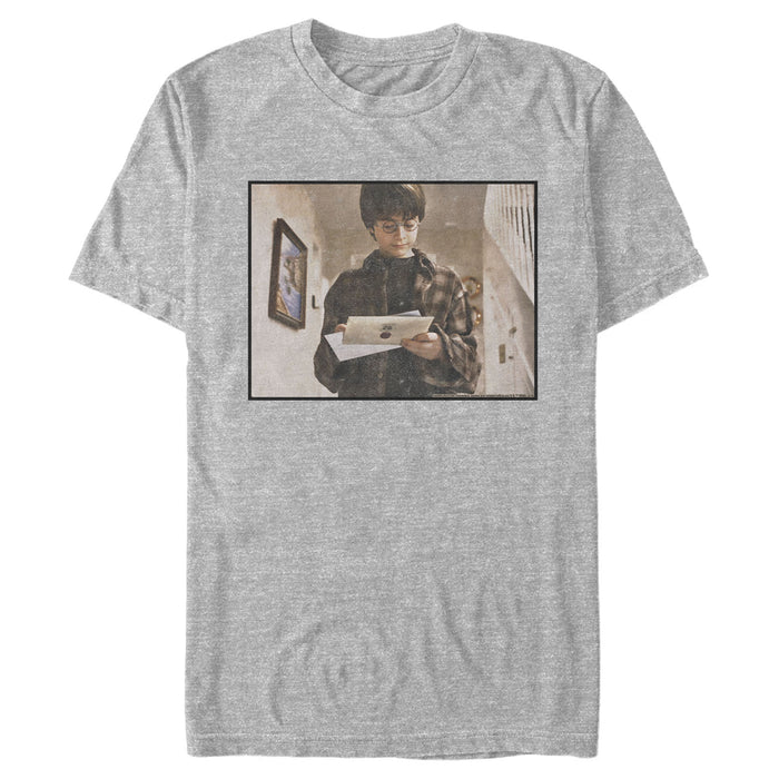 fifth sun Men's Harry Potter Letter to Hogwarts Memory T-Shirt