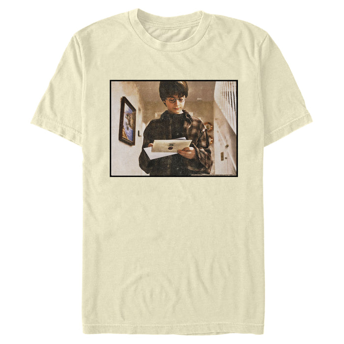 fifth sun Men's Harry Potter Letter to Hogwarts T-Shirt