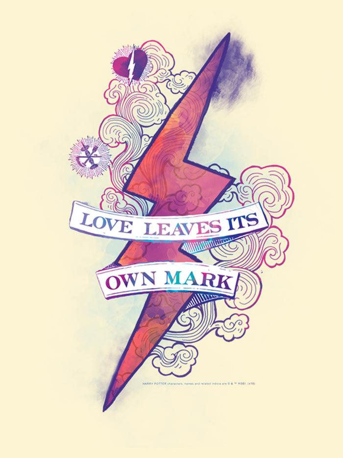 Fifth Sun Men's Harry Potter Love Leaves Its Own Mark T-Shirt