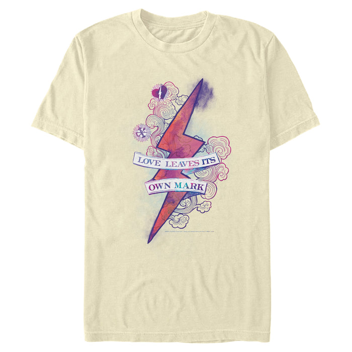 fifth sun Men's Harry Potter Love Leaves Its Own Mark T-Shirt