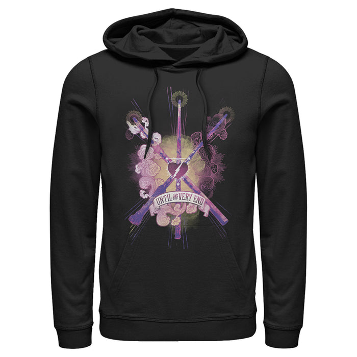 fifth sun Men's Harry Potter Love Until End Magic Pull Over Hoodie