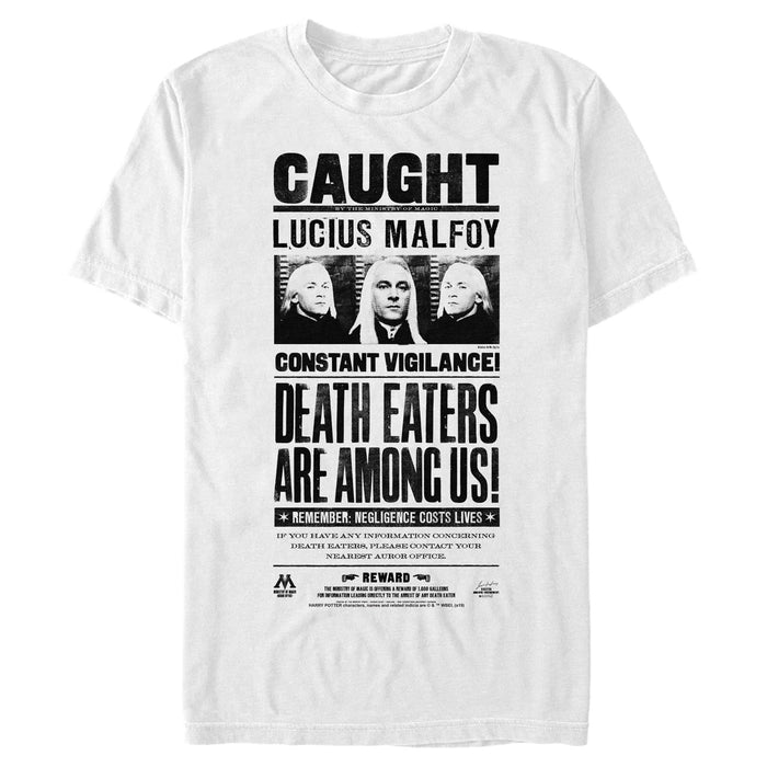 fifth sun Men's Harry Potter Lucius Malfoy Caught Poster T-Shirt
