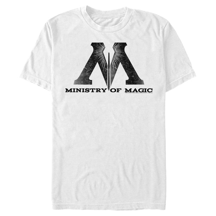 fifth sun Men's Harry Potter Ministry Of Magic Logo T-Shirt