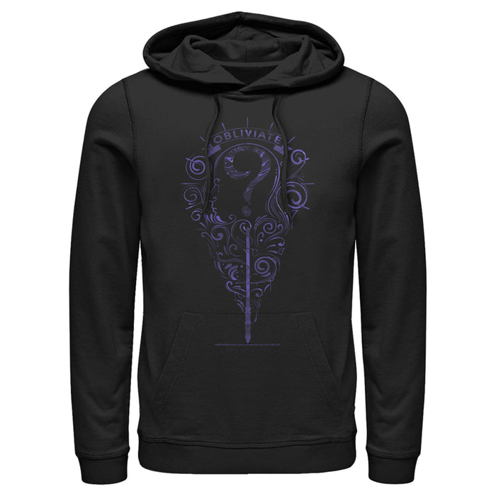 fifth sun Men's Harry Potter Obliviate Spell Pull Over Hoodie