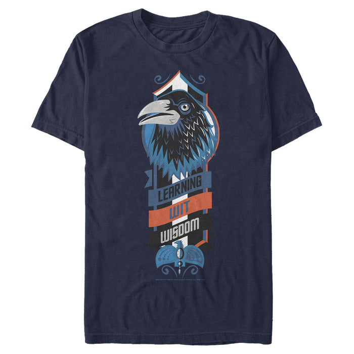 fifth sun Men's Harry Potter Ravenclaw Bird Emblem T-Shirt