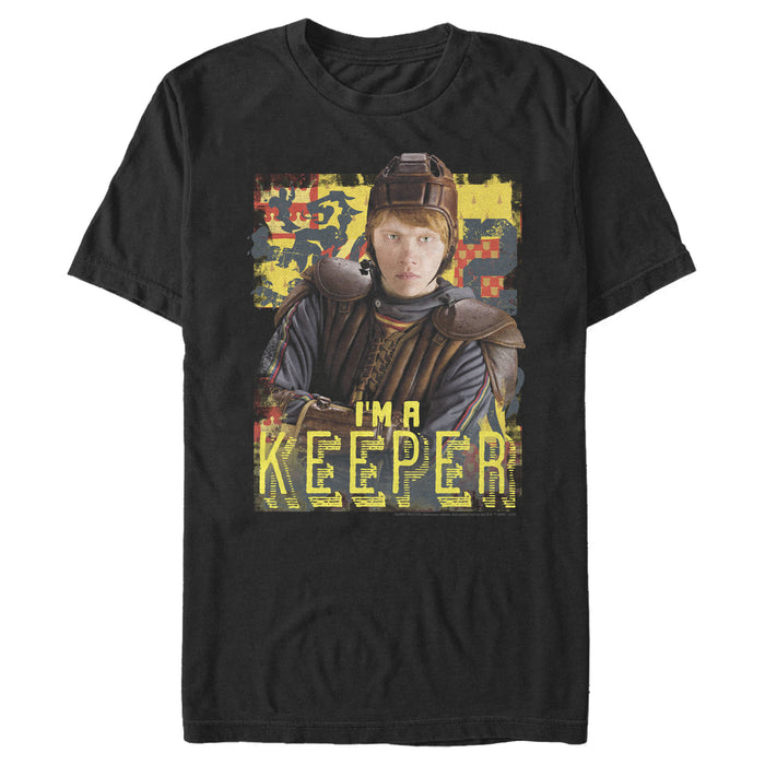 fifth sun Men's Harry Potter Ron Weasley Keeper T-Shirt