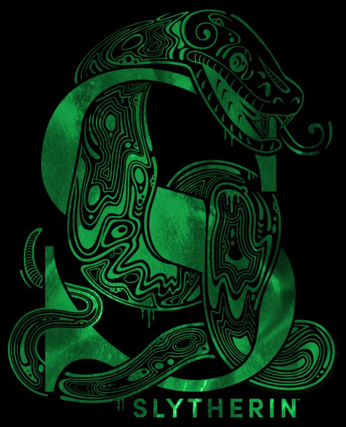 Fifth Sun Men's Harry Potter Slytherin S Logo T-Shirt