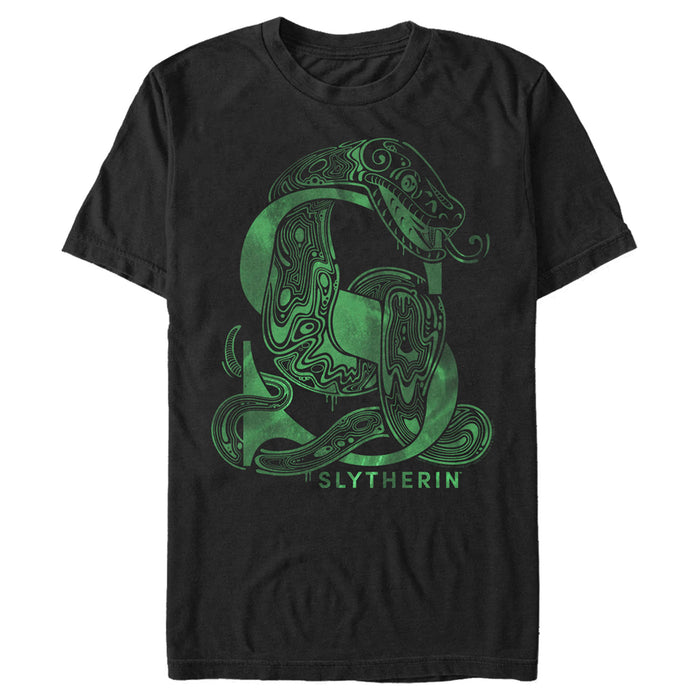 fifth sun Men's Harry Potter Slytherin S Logo T-Shirt
