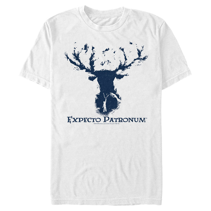 fifth sun Men's Harry Potter Stag Patronus Silhouette T-Shirt