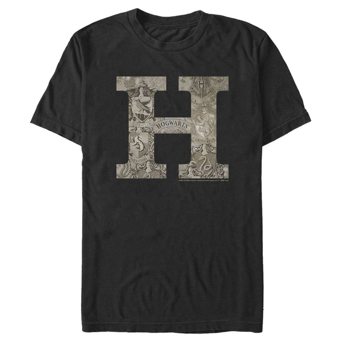 fifth sun Men's Harry Potter Vintage Hogwarts Letter T-Shirt