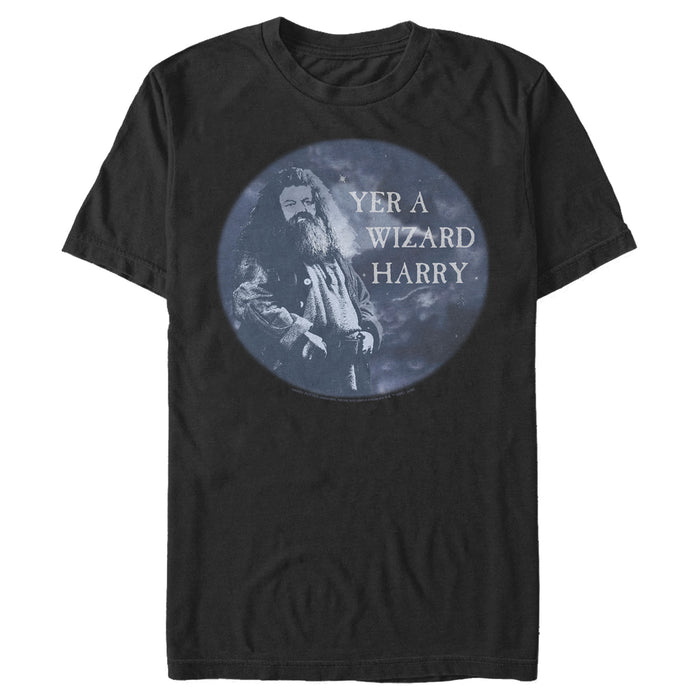 fifth sun Men's Harry Potter Yer a Wizard Quote T-Shirt