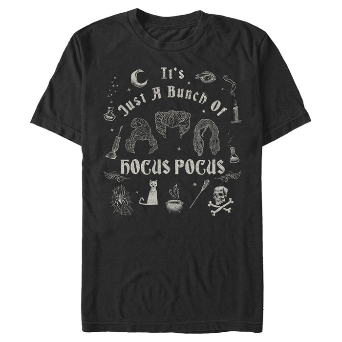 Fifth Sun Men's Hocus Pocus It's Just A Bunch Of Hocus Pocus Icons T-Shirt