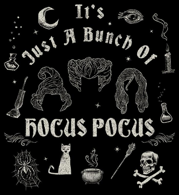 Fifth Sun Men's Hocus Pocus It's Just A Bunch Of Hocus Pocus Icons T-Shirt