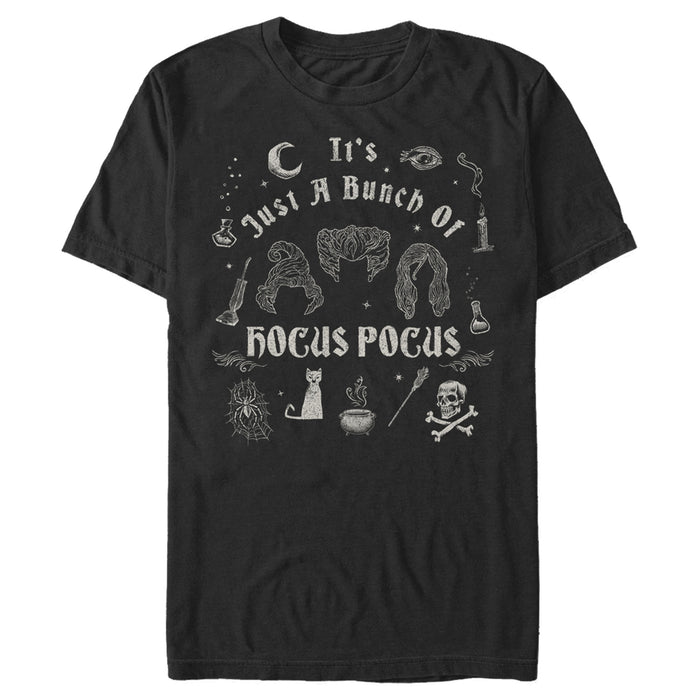 fifth sun Men's Hocus Pocus It's Just a Bunch of Hocus Pocus Icons T-Shirt