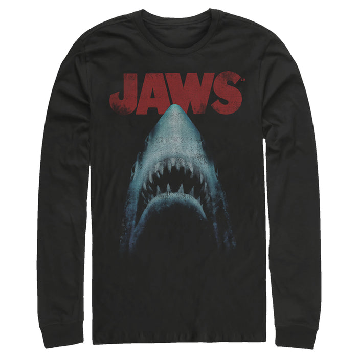 fifth sun Men's Jaws Classic Poster Long Sleeve Shirt