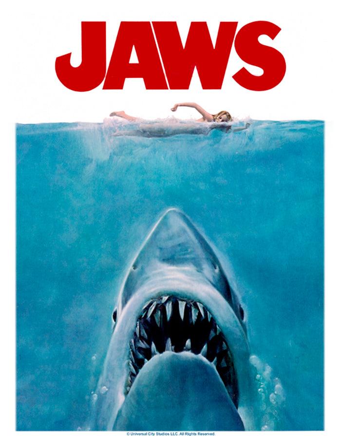 Fifth Sun Men's Jaws Oversized Movie Poster T-Shirt