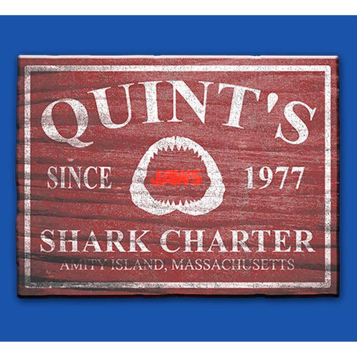 Fifth Sun Men's Jaws Quint's Shark Charter Sweatshirt