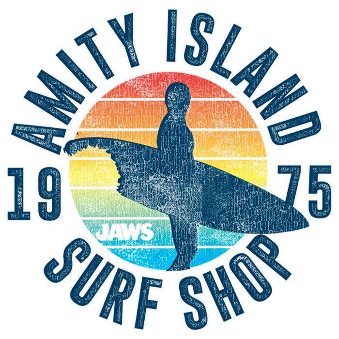 Fifth Sun Men's Jaws Retro Amity Island Surf Shop Sweatshirt