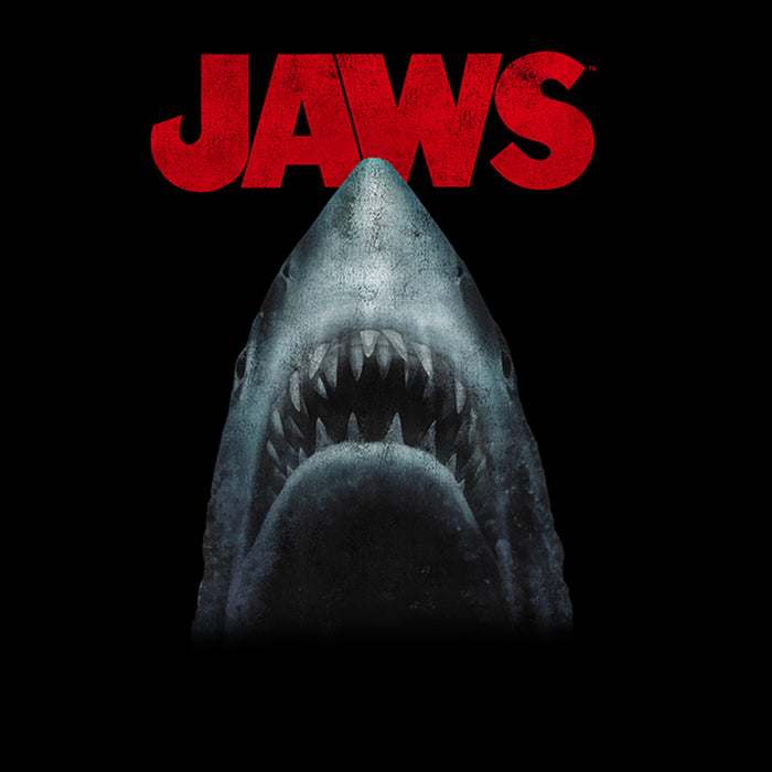 Fifth Sun Men's Jaws Shark Teeth Poster Pull Over Hoodie