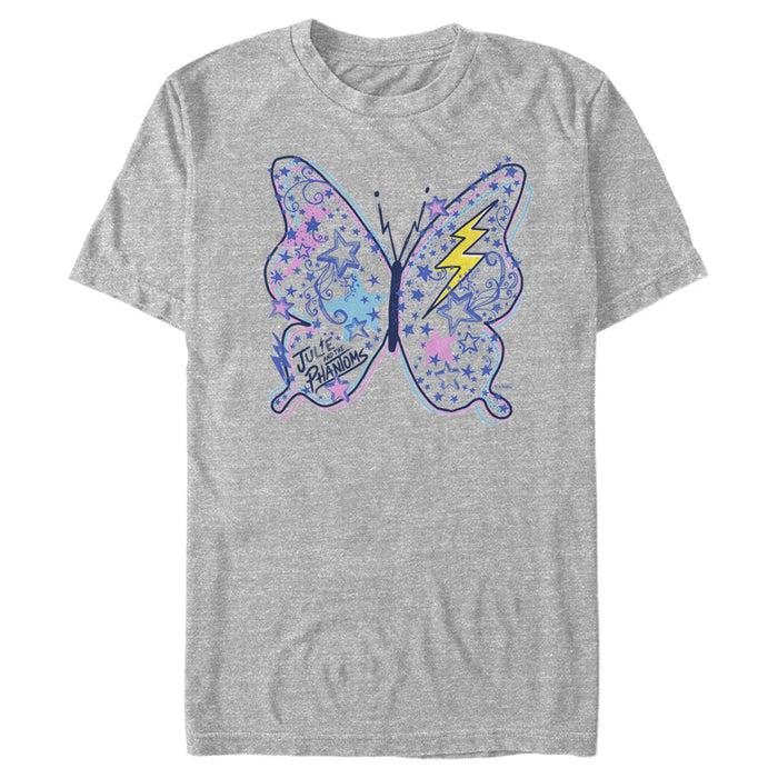 fifth sun Men's Julie and the Phantoms Butterfly Doodle T-Shirt