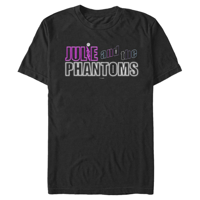 fifth sun Men's Julie and the Phantoms Light Up Logo T-Shirt