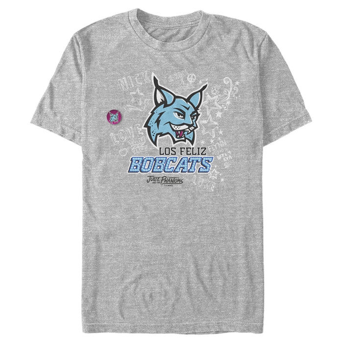 fifth sun Men's Julie and the Phantoms Los Feliz Bobcats Chalk Icon T-Shirt