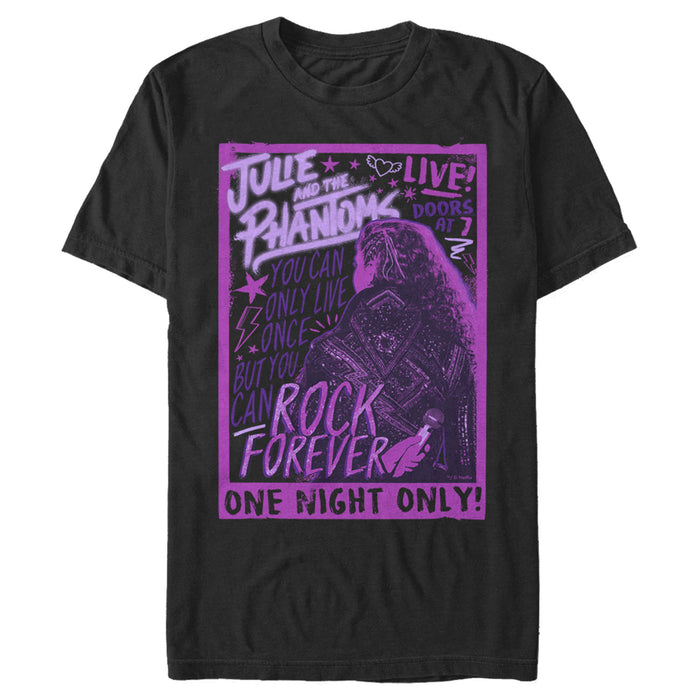 fifth sun Men's Julie and the Phantoms Rock Poster T-Shirt