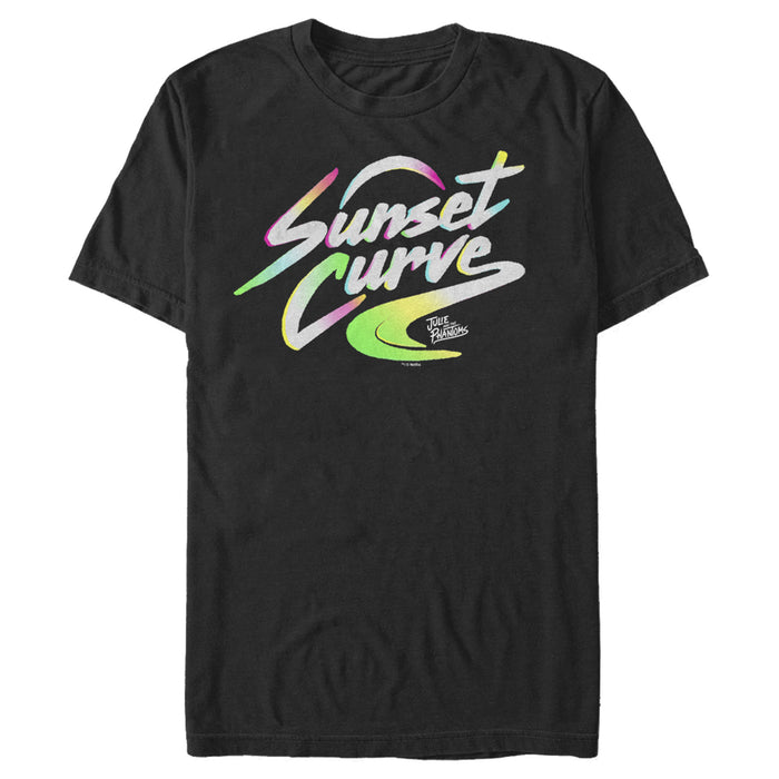 fifth sun Men's Julie and the Phantoms Sunset Curve Band Logo T-Shirt