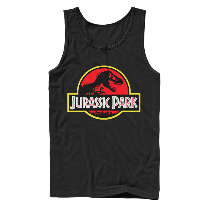 fifth sun Men's Jurassic Park Bold Classic Logo Tank Top