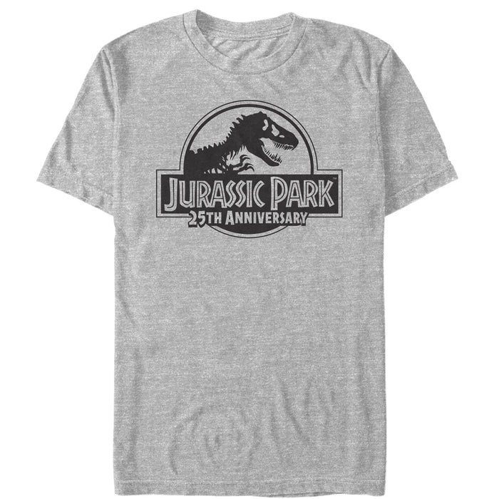fifth sun Men's Jurassic Park Classic 25th Anniversary Logo T-Shirt