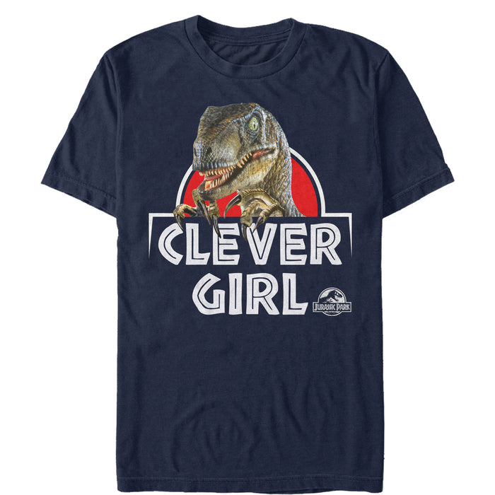 fifth sun Men's Jurassic Park Clever Girl Raptor T-Shirt