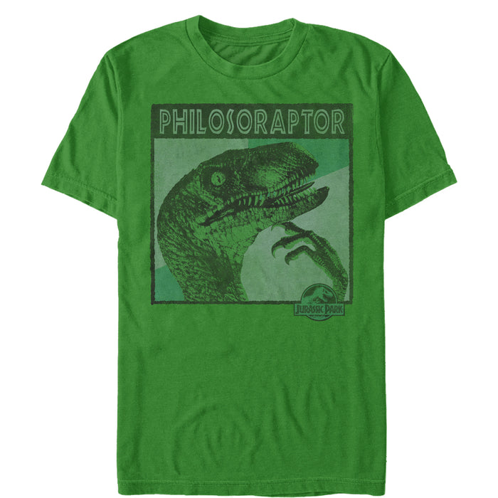 fifth sun Men's Jurassic Park Deep Thinker Philosoraptor T-Shirt