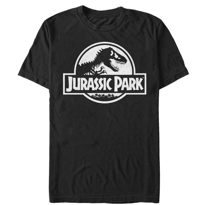 fifth sun Men's Jurassic Park Dinosaur Logo T-Shirt