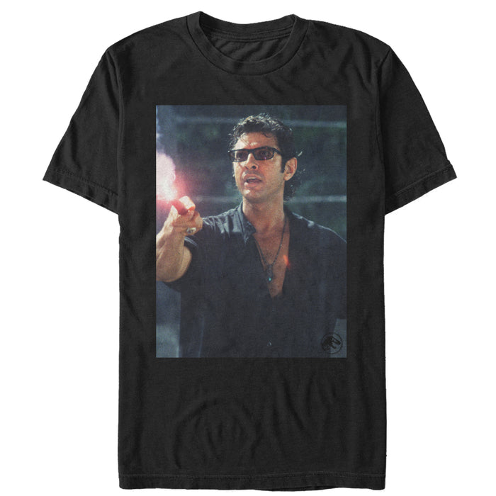 fifth sun Men's Jurassic Park Dr. Malcolm Flare Distraction T-Shirt