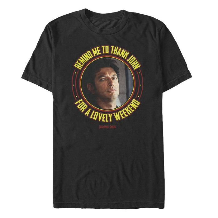 fifth sun Men's Jurassic Park Dr. Malcolm Lovely Weekend T-Shirt fifth sun Men's Jurassic Park Dr. Malcolm Lovely Weekend T-Shirt