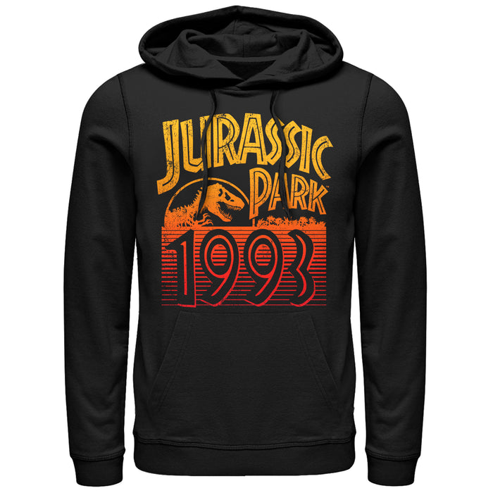 fifth sun Men's Jurassic Park Retro 1993 Pull Over Hoodie