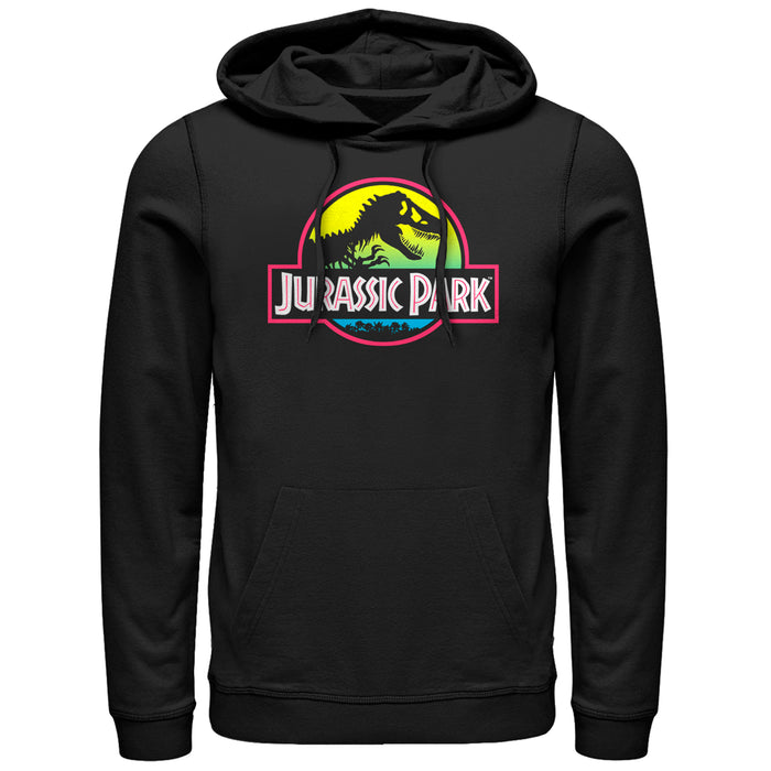 Fifth Sun Men's Jurassic Park T Rex Logo Pull Over Hoodie