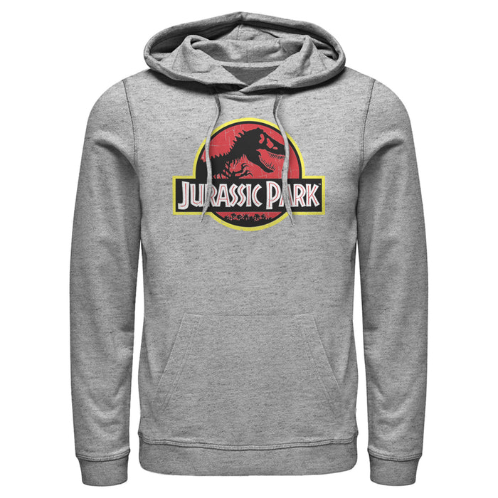 fifth sun Men's Jurassic Park T Rex Logo Pull Over Hoodie