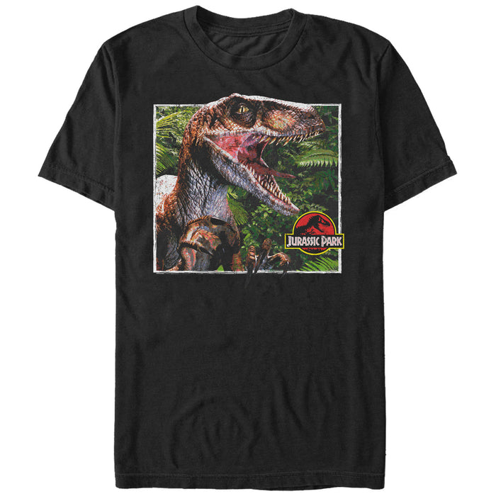 fifth sun Men's Jurassic Park Velociraptor Scene T-Shirt fifth sun Men's Jurassic Park Velociraptor Scene T-Shirt