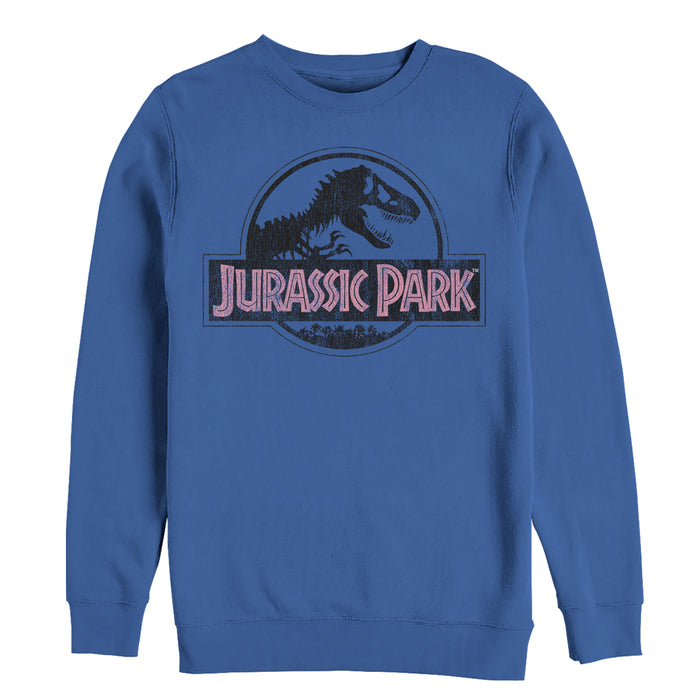 fifth sun Men's Jurassic Park Vintage Logo Sweatshirt