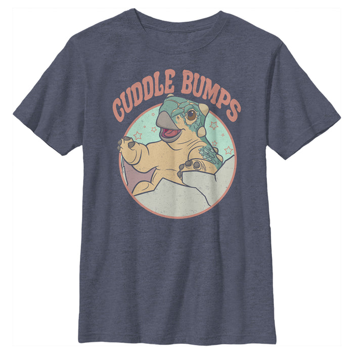 fifth sun Men's Jurassic World: Camp Cretaceous Cuddle Bumps Circle T-Shirt