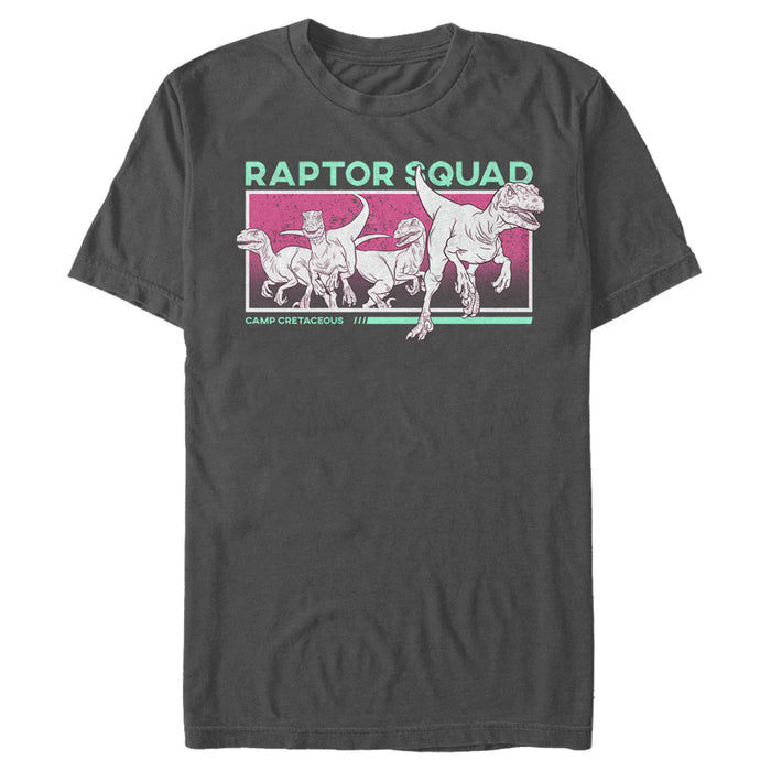 fifth sun Men's Jurassic World: Camp Cretaceous Raptor Squad Frame T-Shirt