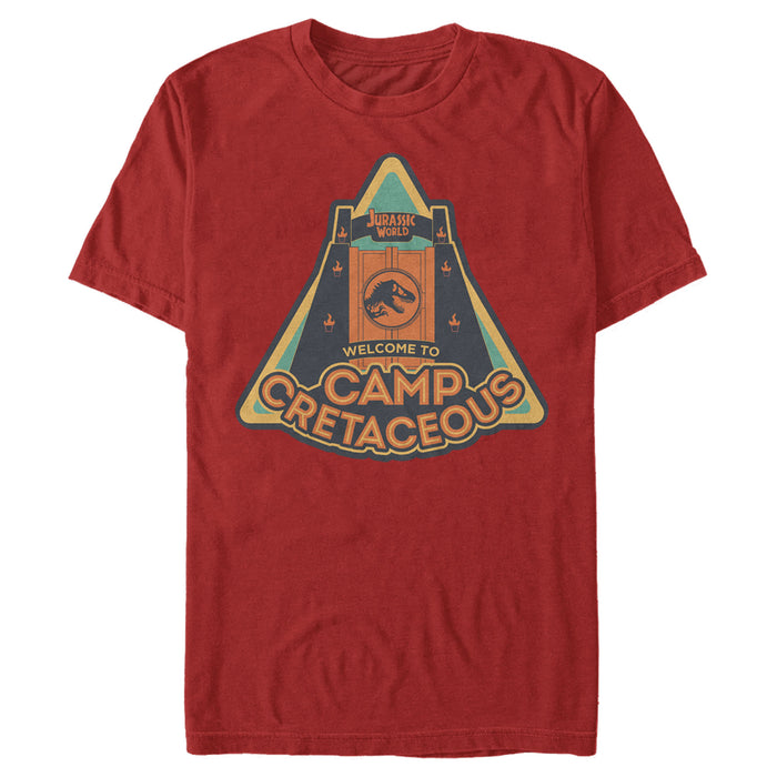 fifth sun Men's Jurassic World: Camp Cretaceous Welcome Gate T-Shirt
